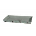 Bandeja madera rectangular azul