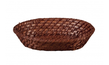 Panera oval rattan bamboo color nogal