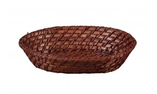 Panera oval rattan bamboo color nogal