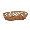 	Cesta mimbre panera calada alargada