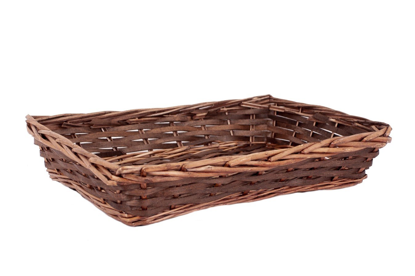 Bandeja mimbre color marrón 	Bandeja mimbre color marrón
