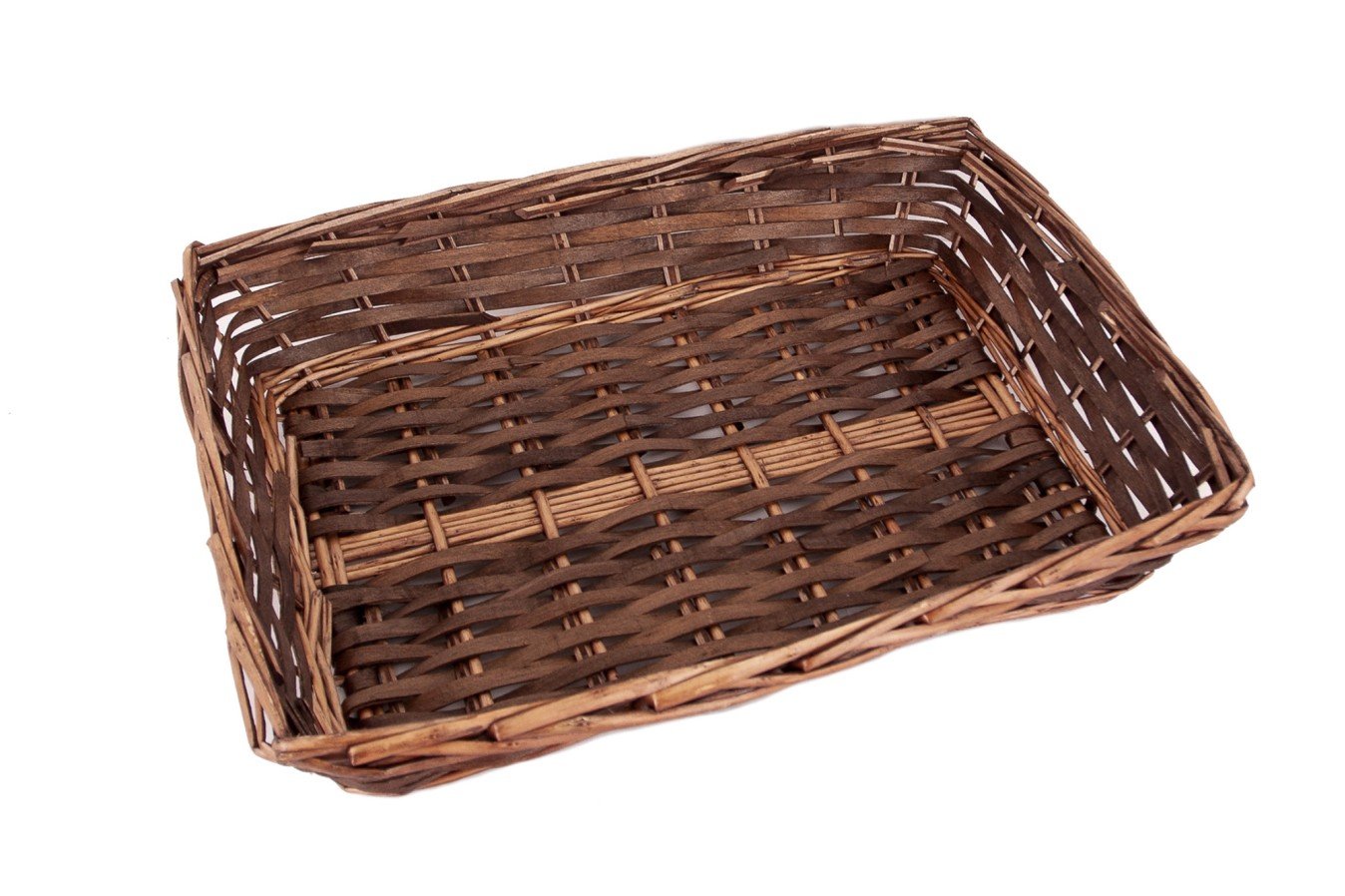 Bandeja mimbre color marrón 	Bandeja mimbre color marrón