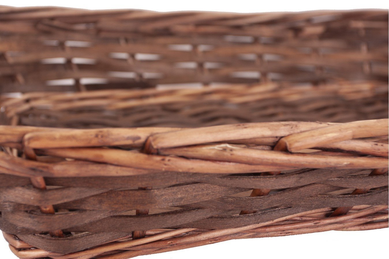 Bandeja mimbre color marrón 	Bandeja mimbre color marrón
