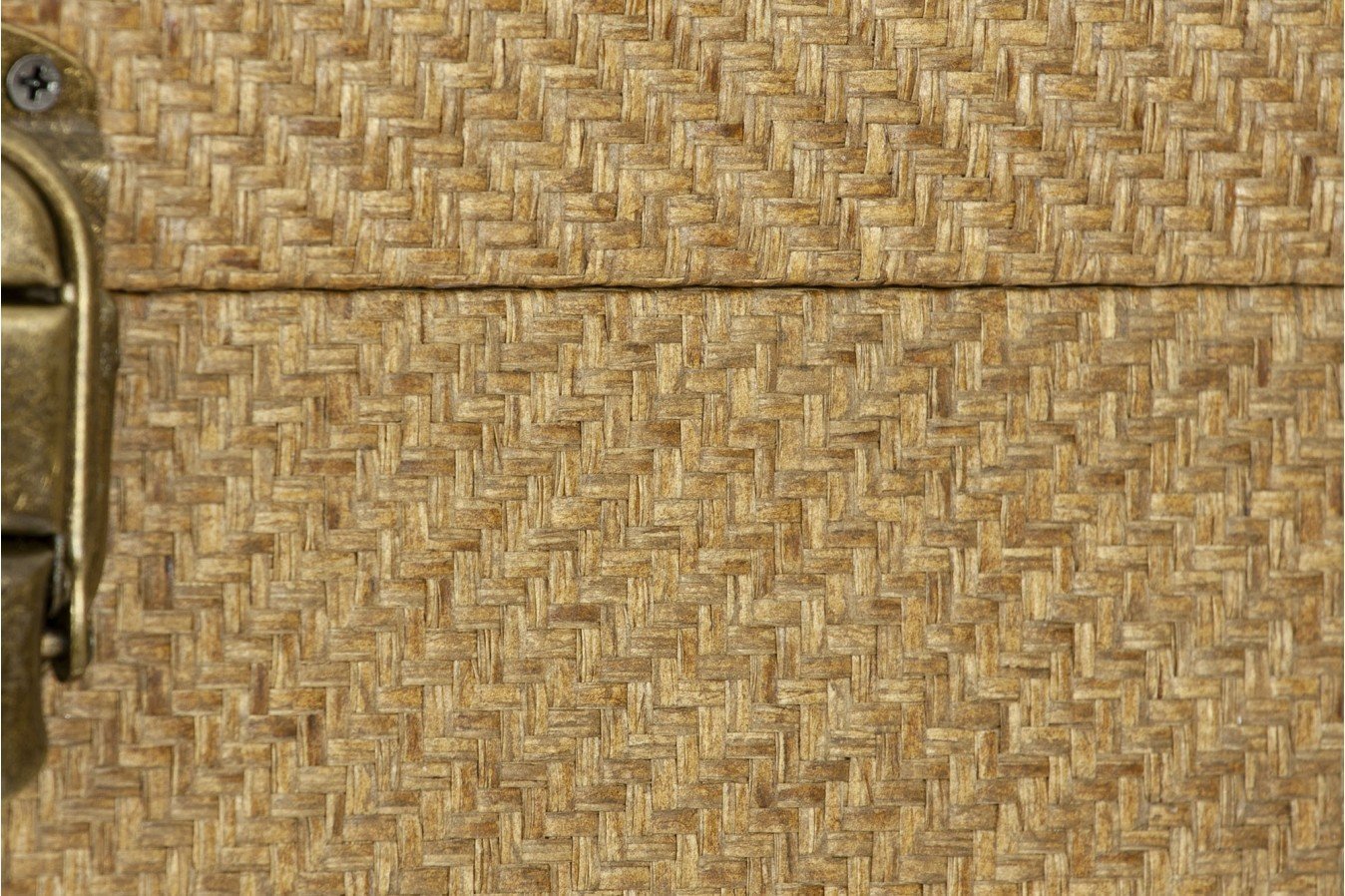 Baúl madera y ratán textil, polipiel, baul mimbre