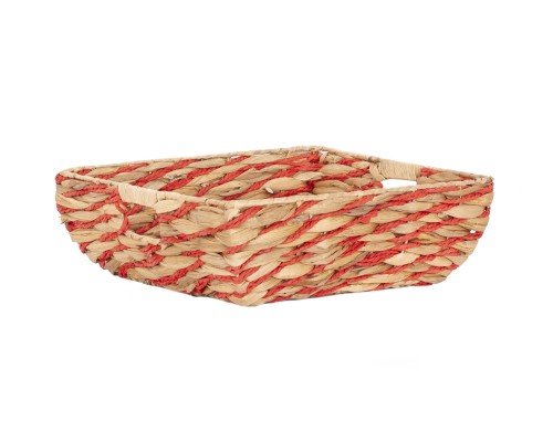 Bandeja de jacinto natural y cuerda