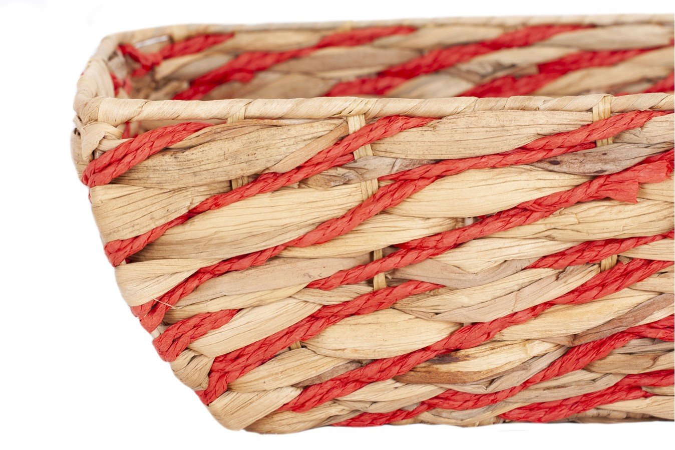 Bandeja de jacinto natural y cuerda Bandeja de jacinto natural y cuerda