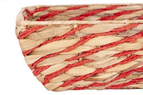 Bandeja de jacinto natural y cuerda