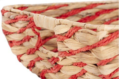 Bandeja de jacinto natural y cuerda